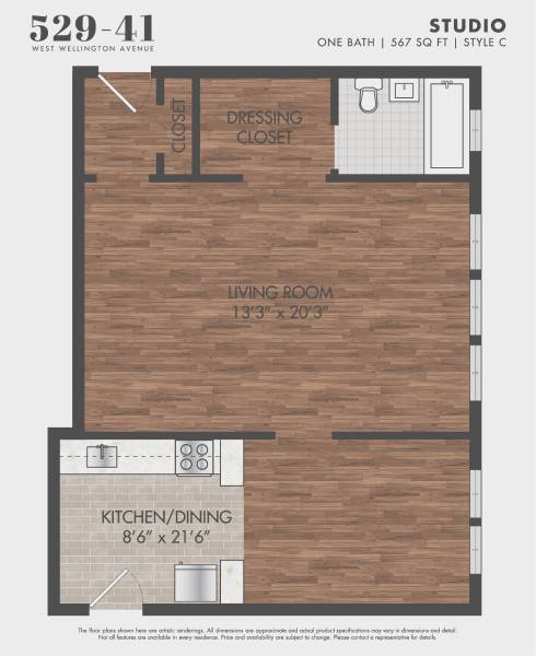 Floorplan - 529-41 W Wellington