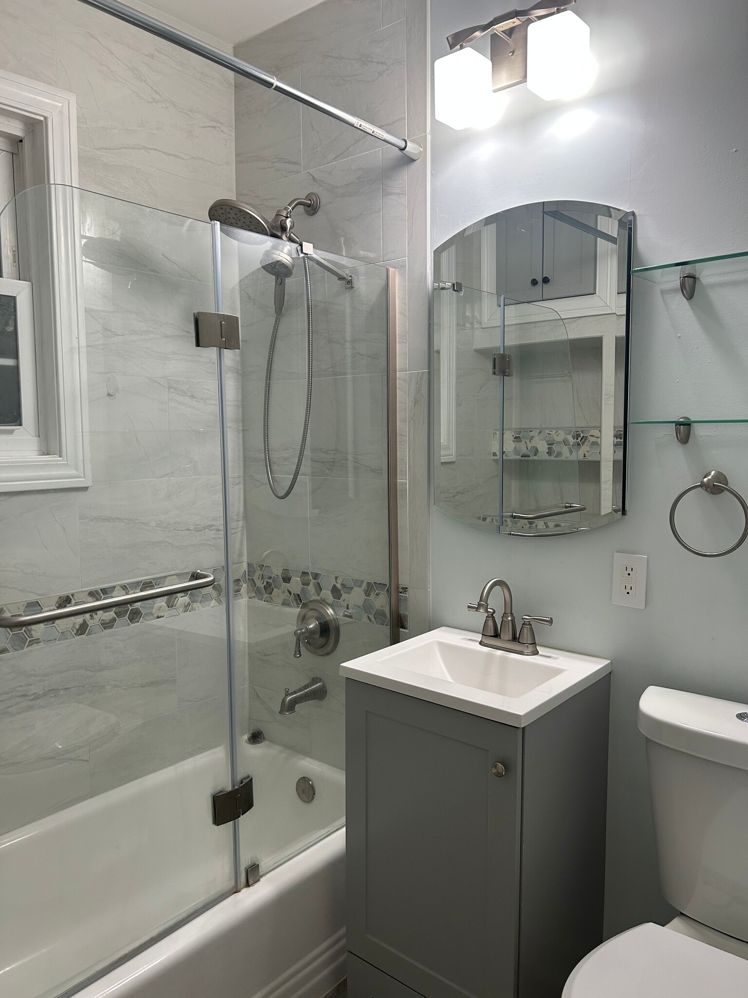 2025 renovated bathroom - 380 Yale Ave