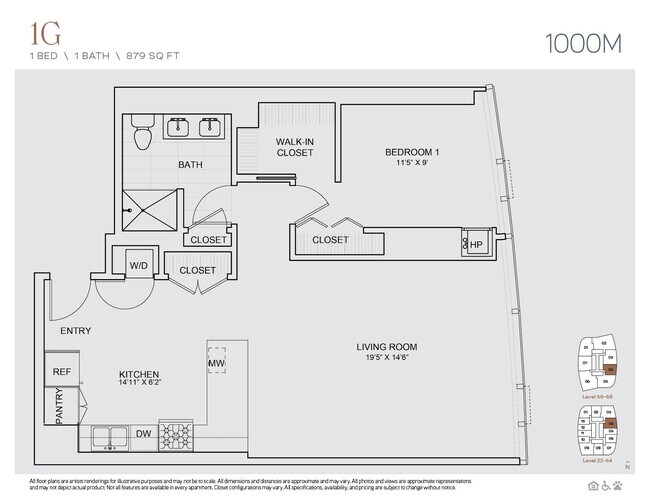 Floorplan - 1000M