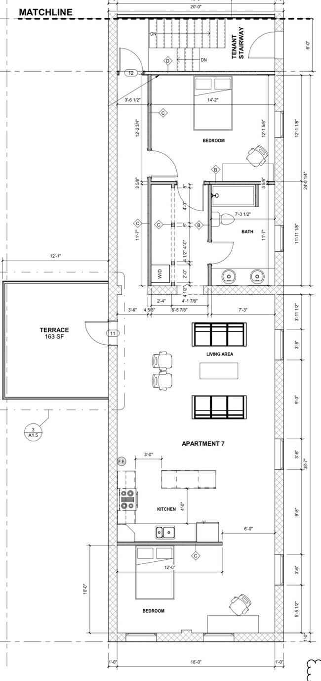 Floorplan - Brick & Beam Lofts