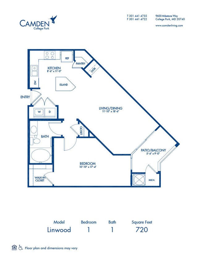 Floorplan - Camden College Park
