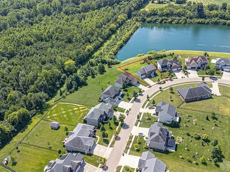 Another aerial view, outlined in red - 1238 Freedom Pt