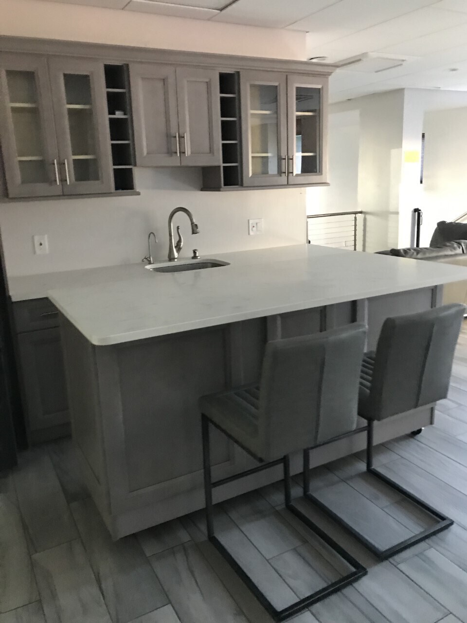 Party room - kitchen - 45 river drive south