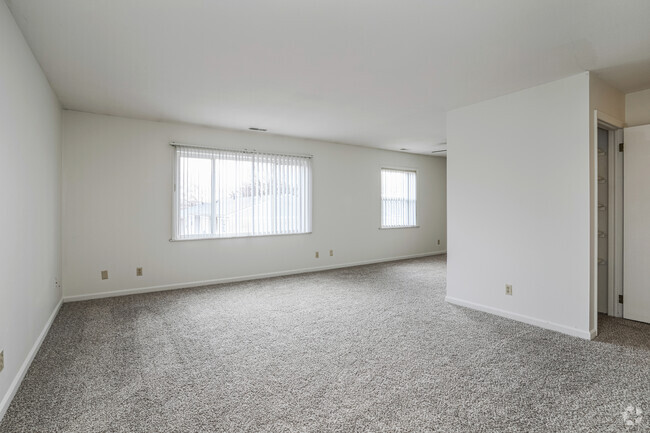 2 BR, 1 BA - Living Room - Hessel on the Park