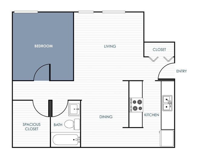 Floorplan - Oakbrook Apartments