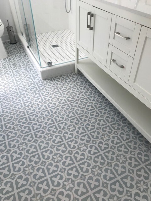 Bathroom Floor - 918 1/2 S Orange Grove Ave