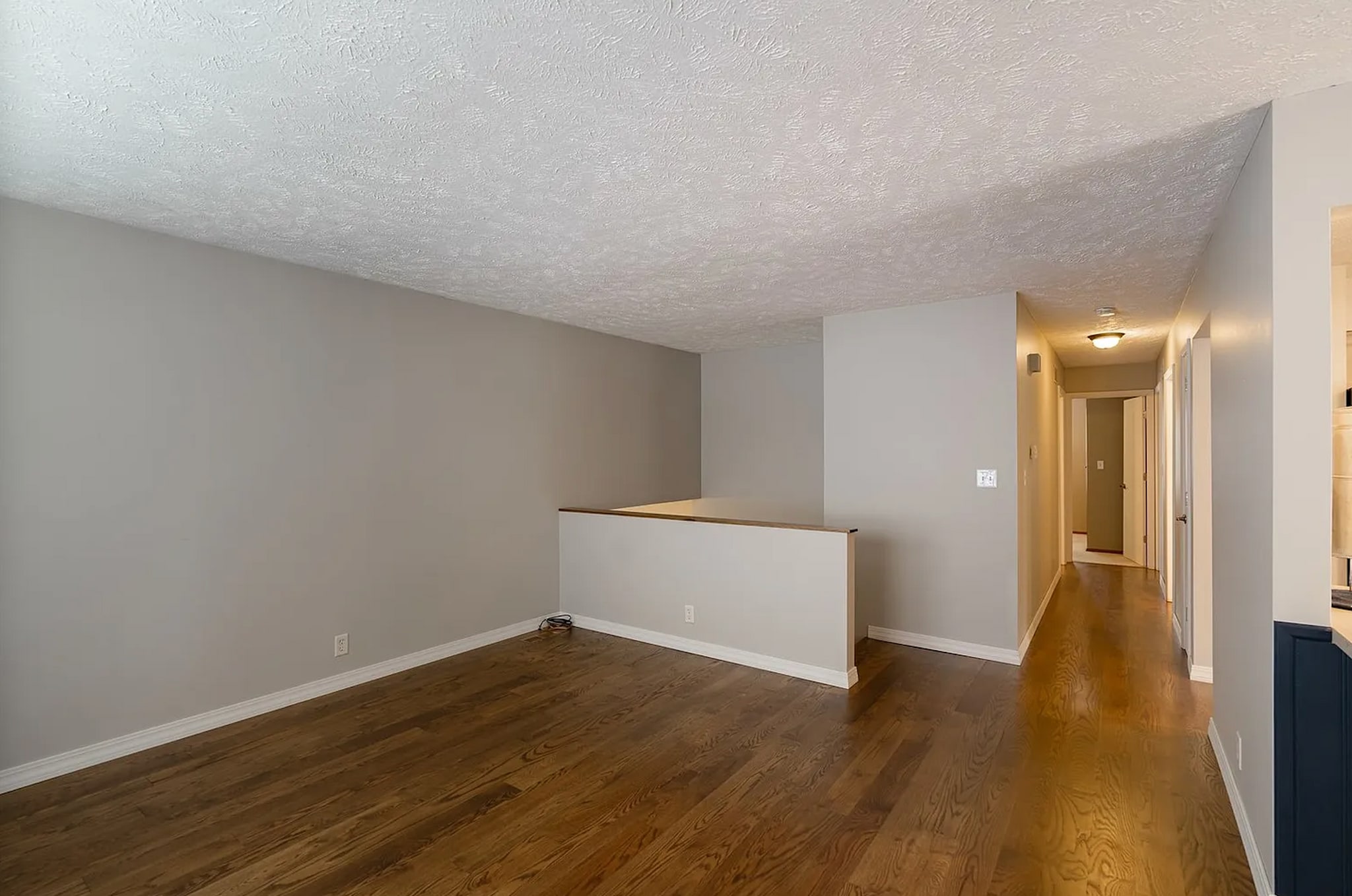 Upper Level Living Room + Hallway to Bedrooms - 1411 Chadwick Dr