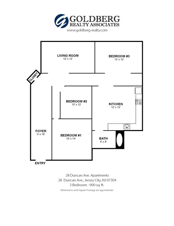 Floorplan - 28 Duncan Avenue Apts