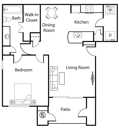 1BR/1BA - Reserve at Thornton