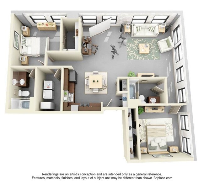 Floorplan - Metropolitan Artist Lofts