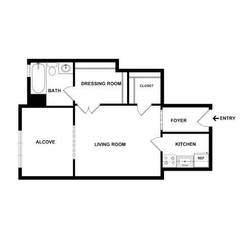Floorplan - Empire Apartments