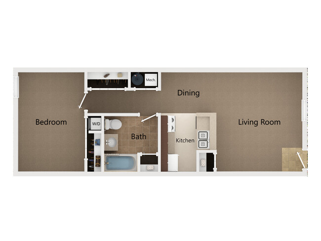 Floorplan - Birch Street Apartments