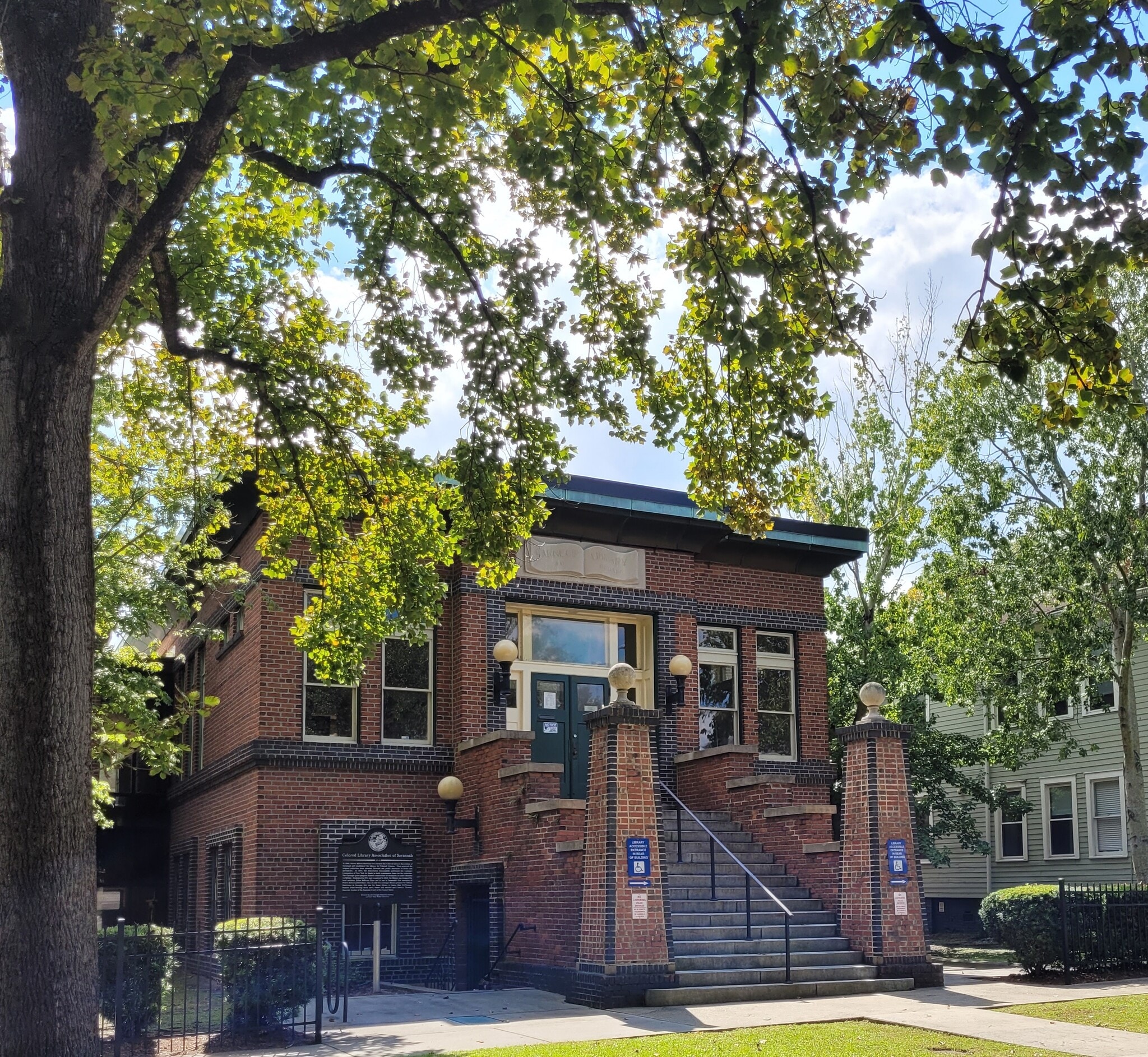Carnegie Library across from Dixon Park - 1215 Java Pl