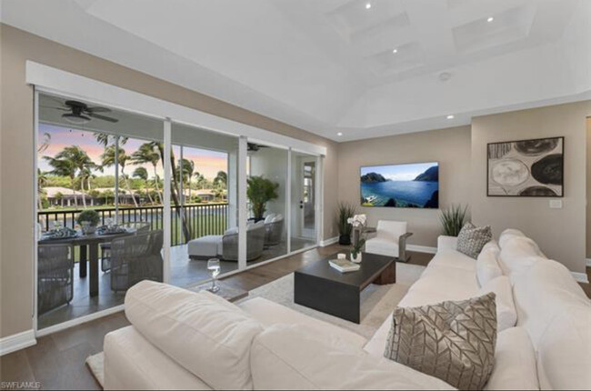 Family Room with Lanai ((Golf Course and Water view) - 2448 Terra Verde Ln