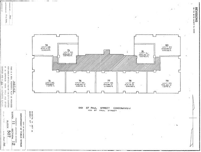 Fifth Floor - Floor Plan - 1001 Saint Paul