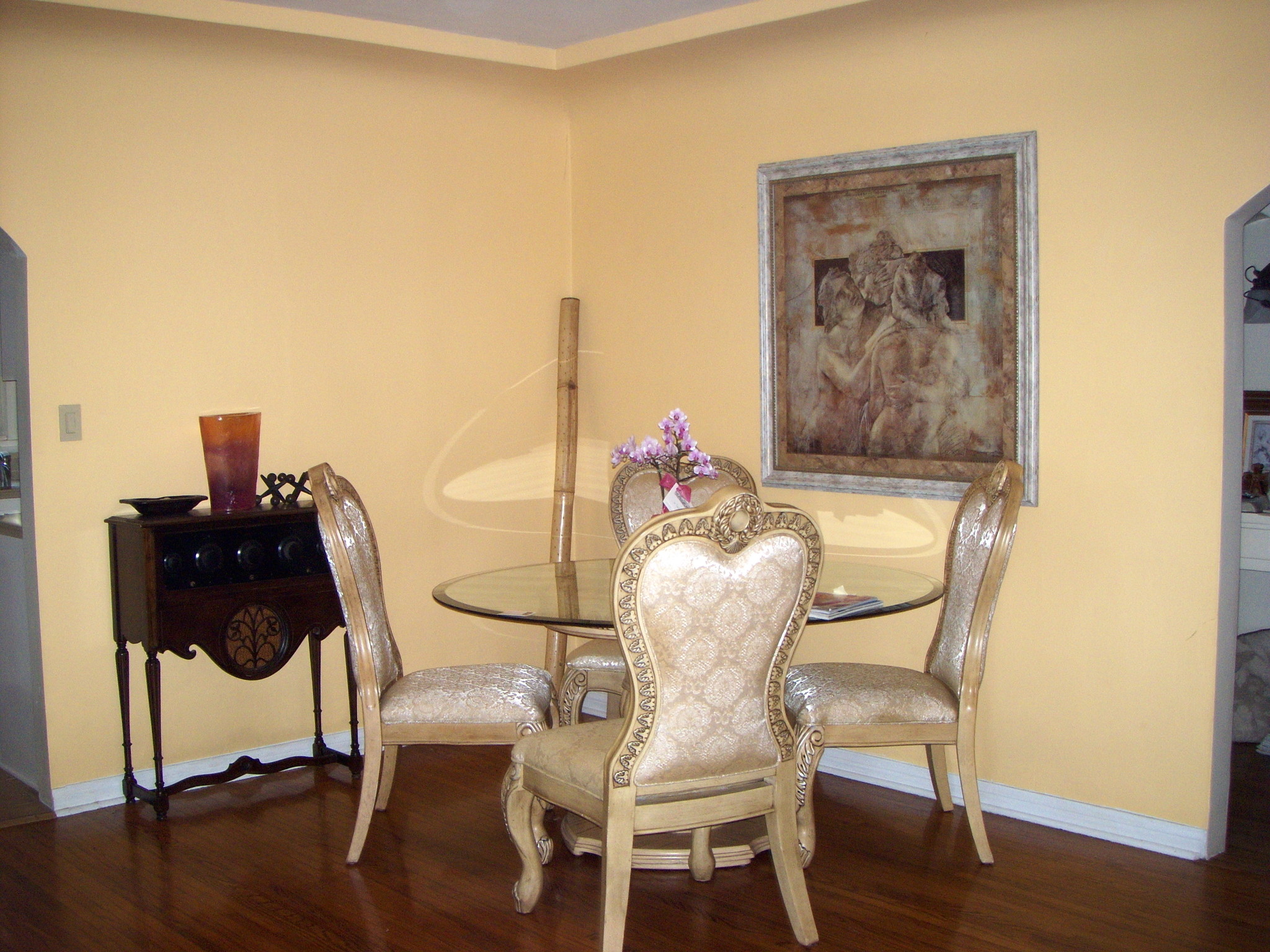 Dining room beautiful Spanish table/chairs - 1350 S Curson Ave