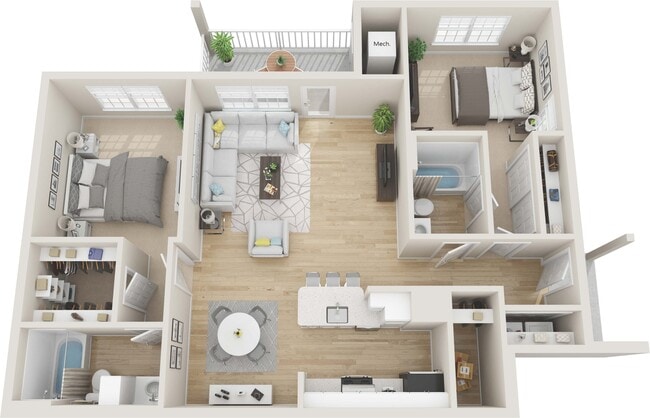 Floorplan - Orchards Apartments