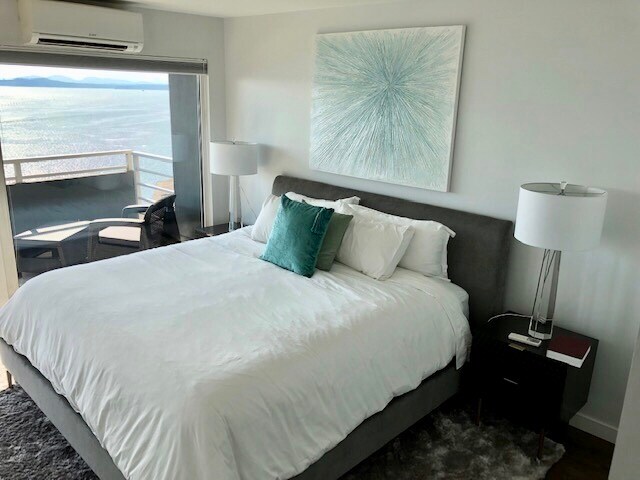 Large private deck extends from living room to bedroom. Room for king bed. - 1415 2nd Ave