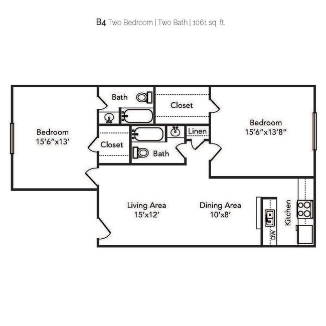 Floorplan - FLEETWOOD APARTMENTS