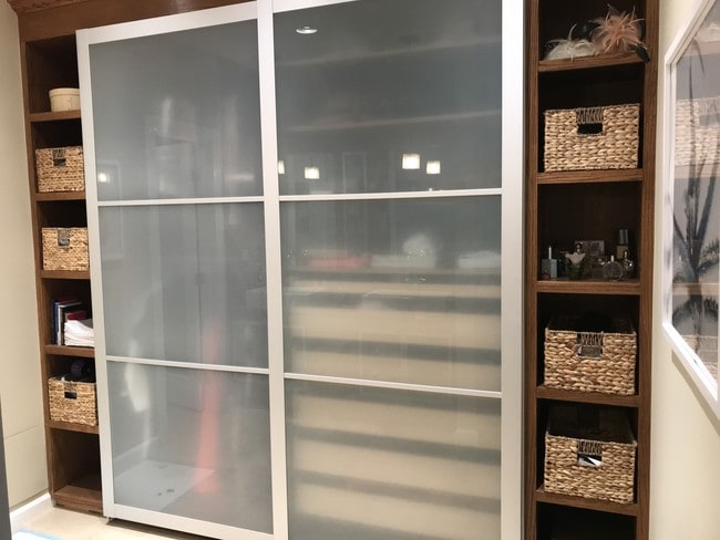 Master bedroom/bathroom custom closet - 2663 S Centinela Ave