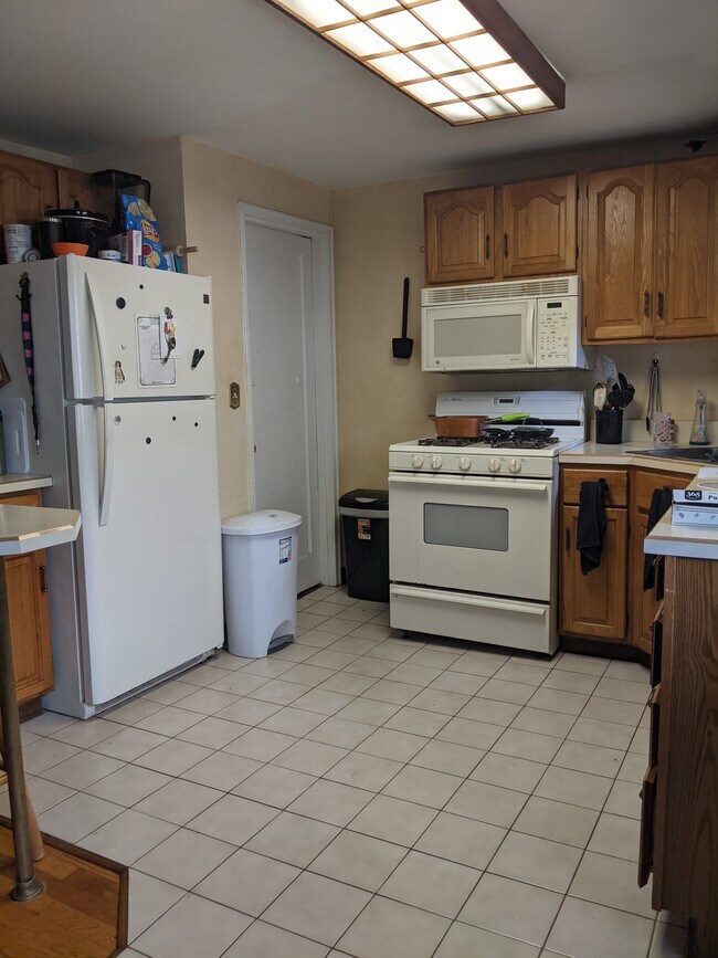Refrigerator and door to basement - 189 Newman St