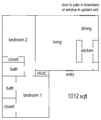 2BR/2BA - Brookhollow Garden Apartments