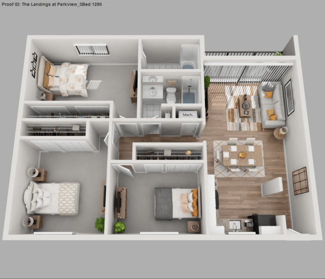 Floorplan - Mirage at Southpoint