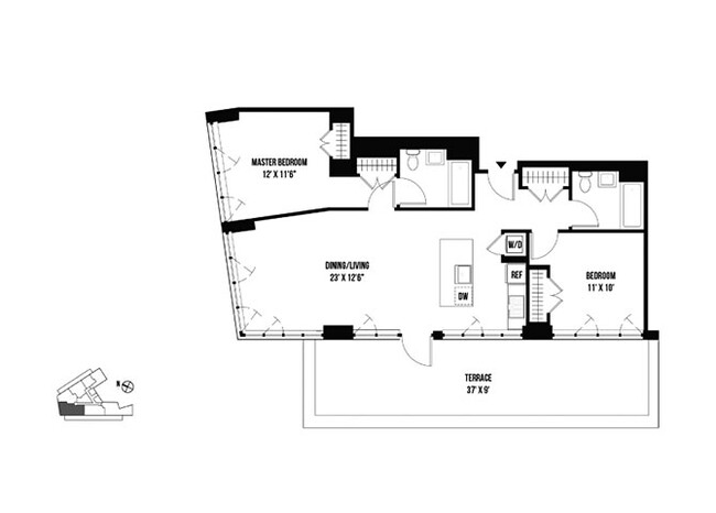 Floorplan - 1 Flatbush