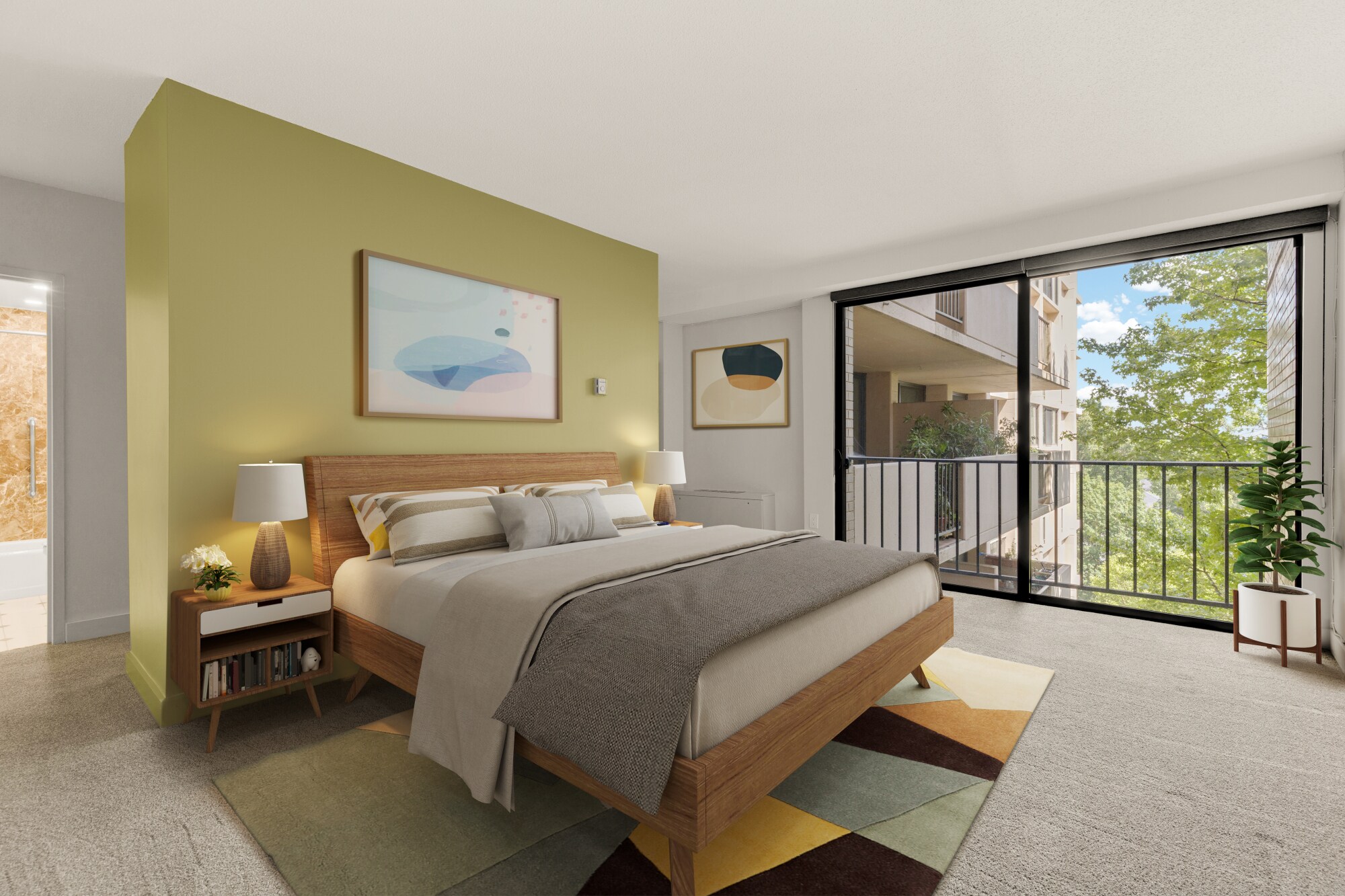 Large Bedroom - 4141 N Henderson Rd
