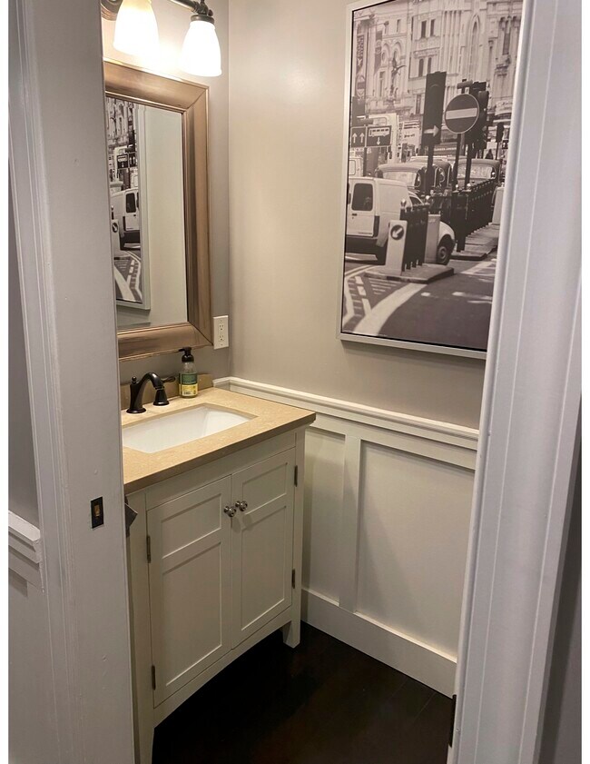 First floor half bath - 2432 E County Line Rd