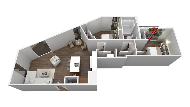 Floorplan - Flow Eastlake Apartments