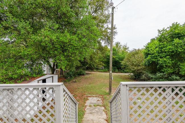 View from the deck into the backyard - 796 Leitner St