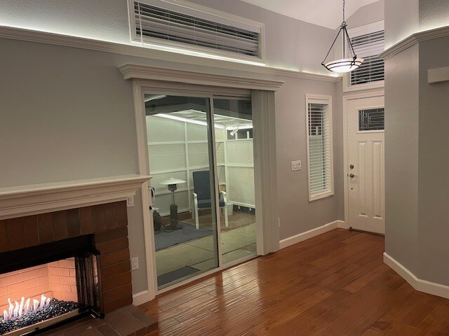 Sliding door to side yard gazabo - 10545 Kemerton Rd