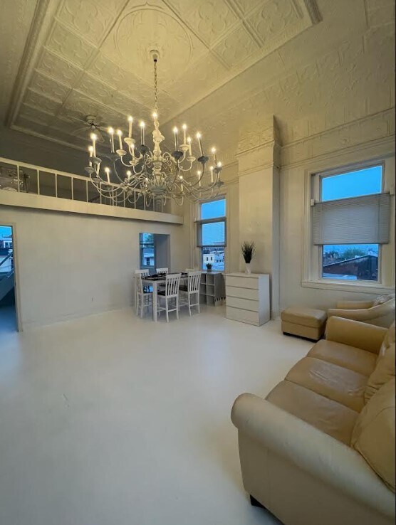 With 270 degree views, the apartment is magical at dawn... - 1901 E Lombard St