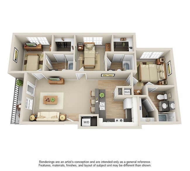 C1UR Three Bedrooms - Ascension at Ironwood