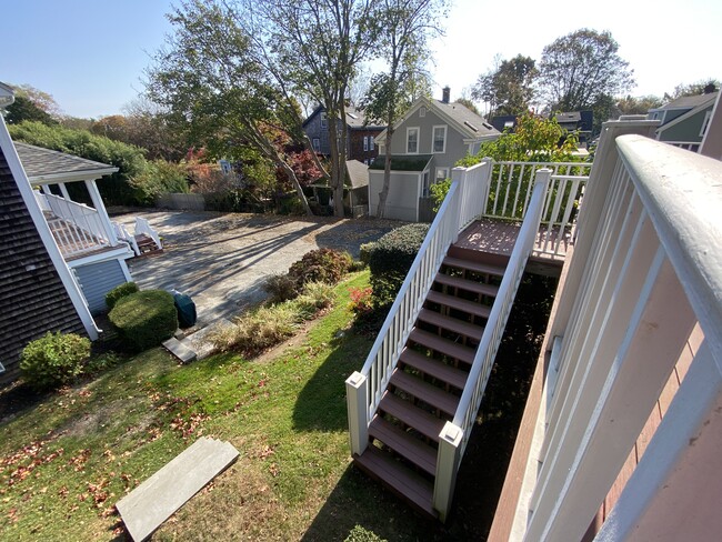 Stairs off back to ground level - 33 Van Zandt Ave