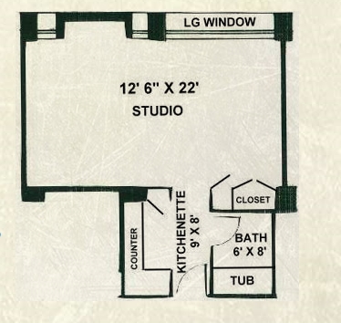 Studio - Longwood Galleria Apartments