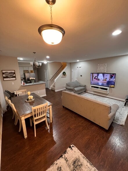 Dining / Living Room area - 601 Freeman Dr