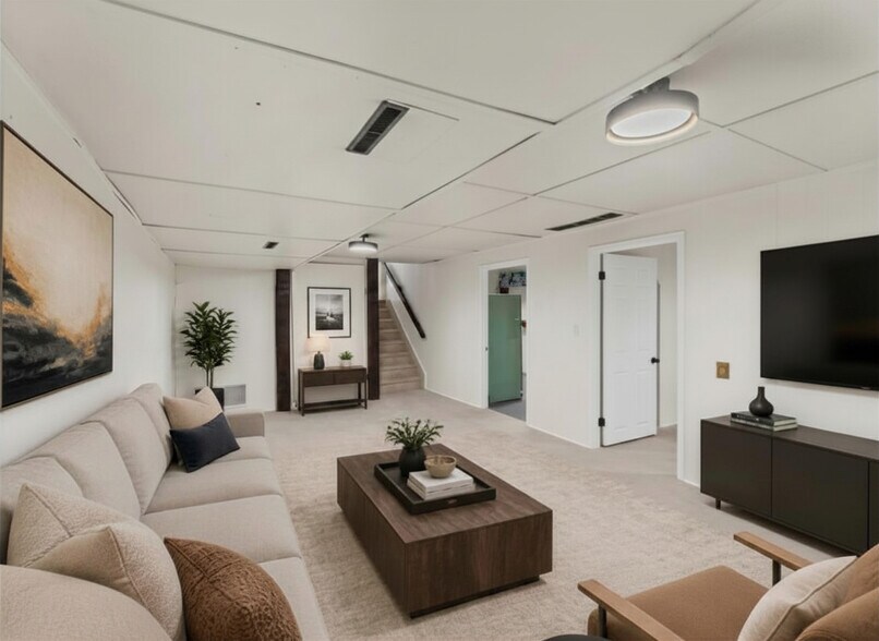 finished basement (virtually staged) - 3204 Valley Hi Ave