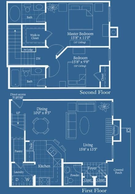 Towns Of Chapel Hill - Austin - 2.5 Beds - 2.5 Baths - 1085 Sq. ft. - Towns Of Chapel Hill