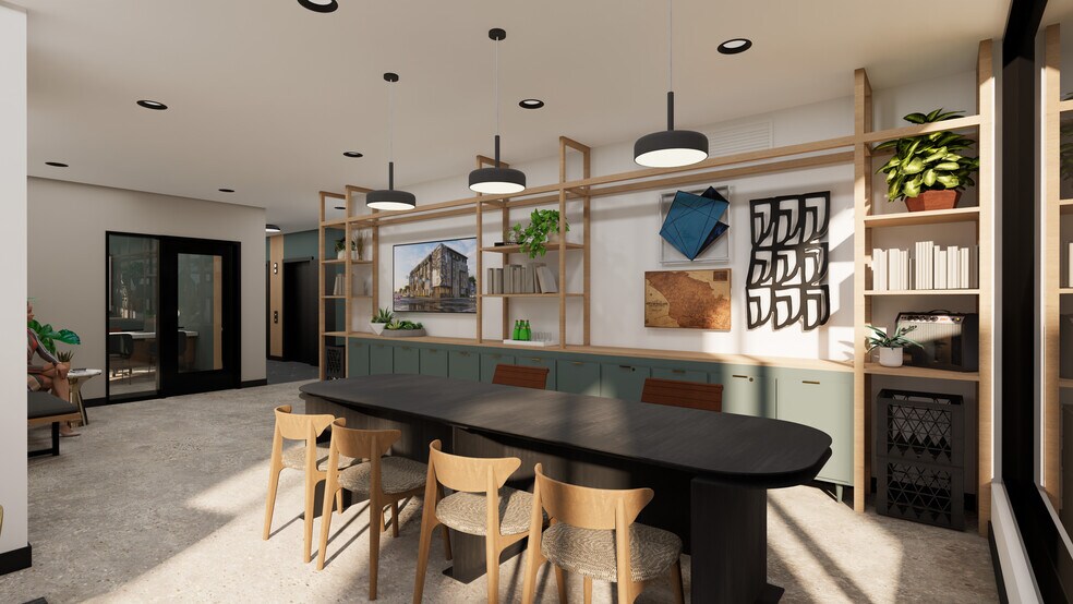 Resident Lounge and Co-Work Space - ArtHaus 820