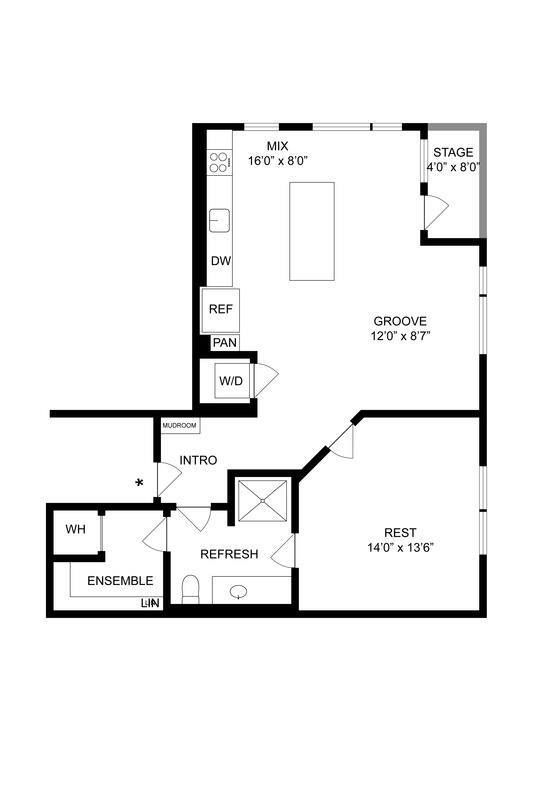 Floorplan - Arapahoe Square Apartments