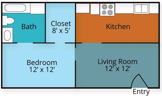 1BR/1BA - Lillian I