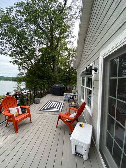 Deck Overlooking the Lake - 204 Eastern Union Tpke