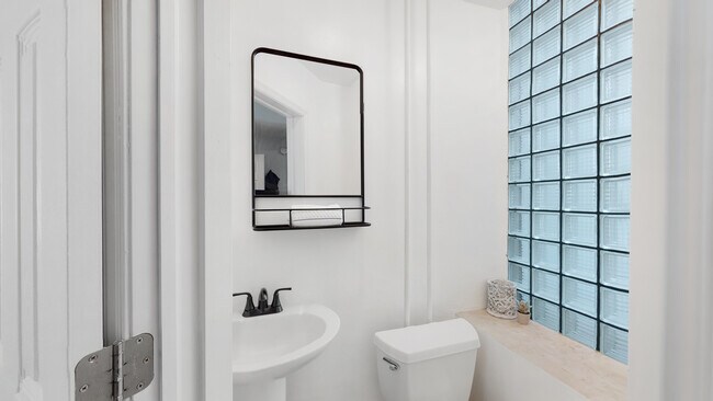 1/2 bath on first floor - 4163 Tower St