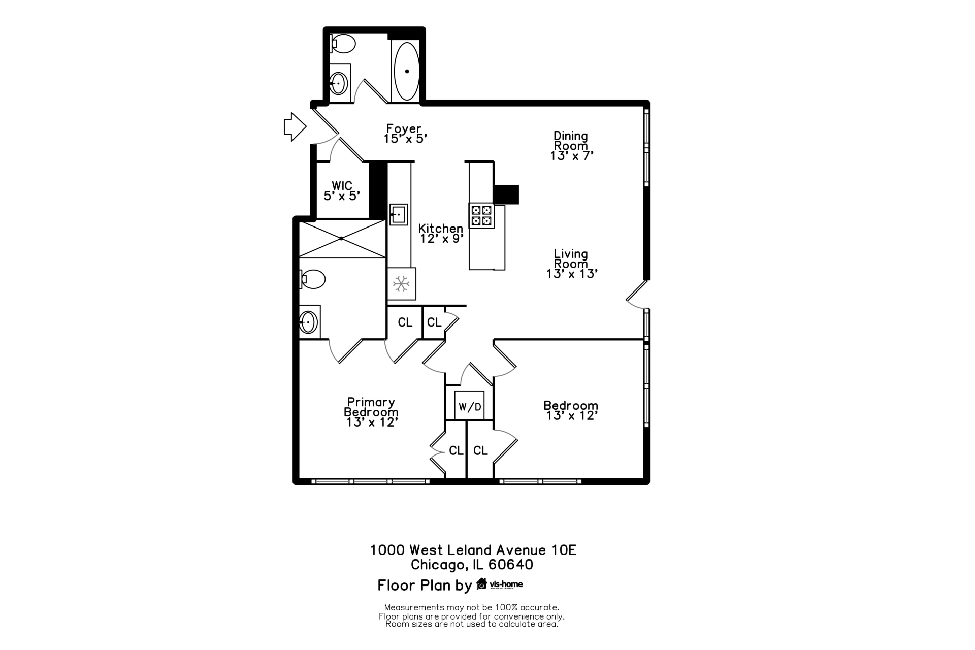 Floor Plan - 1000 W Leland Ave
