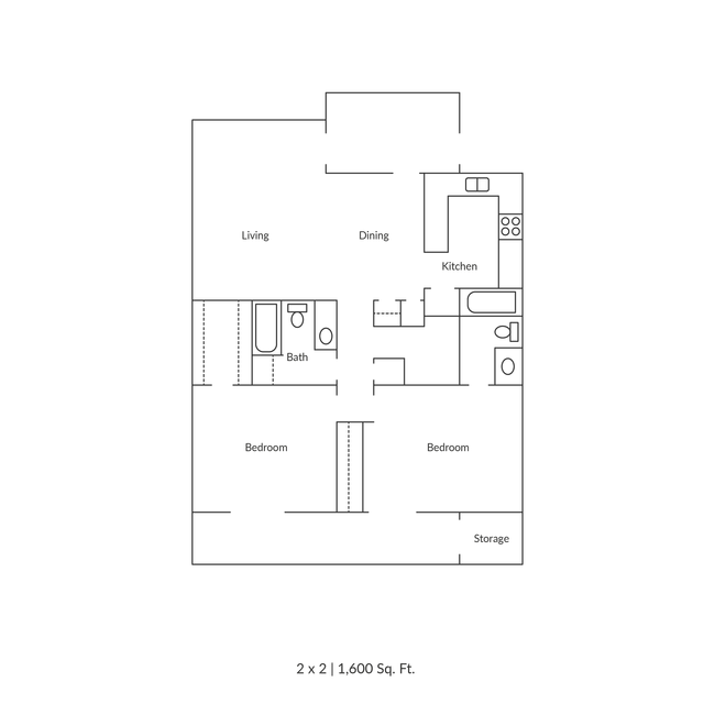 NPV floorplans_2x2.png - Northpointe Village Apartments