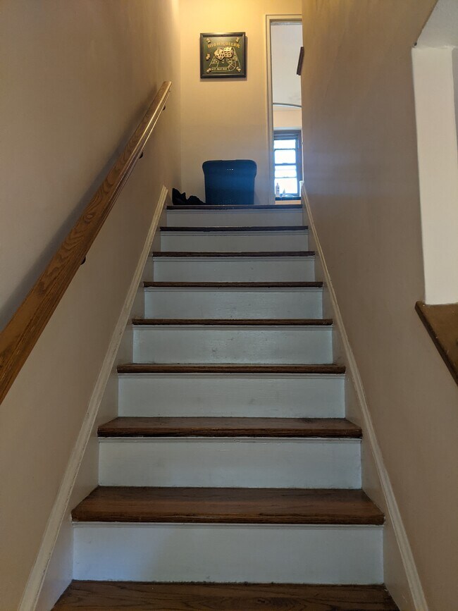 Stairs to second floor - 189 Newman St