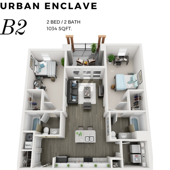 Floorplan - Enclaves at College Town