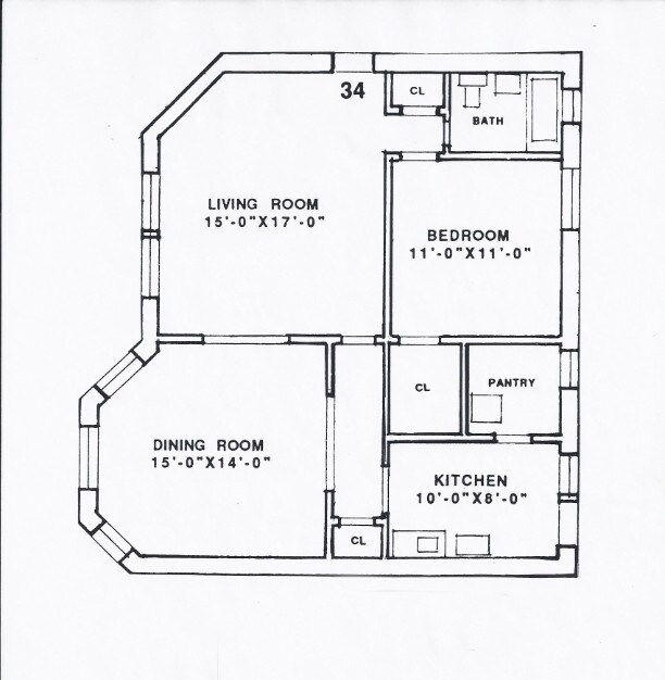 Floorplan - 437-59 W. Belmont Ave.